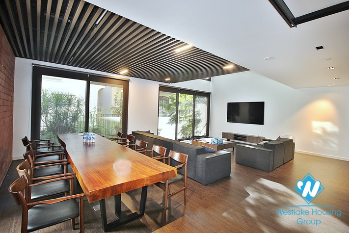 A wonderful new villa having nice outside space for rent in Tay Ho, Hanoi, Vietnam